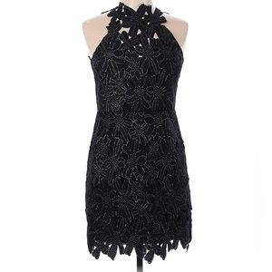 Free People Saylor Black Motif Dress